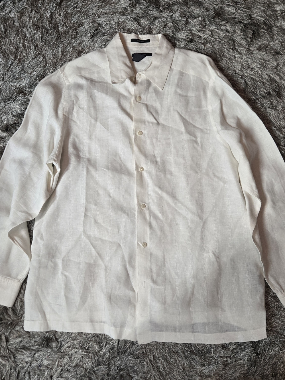 100% Linen Vintage Claiborn Button Up Shirt